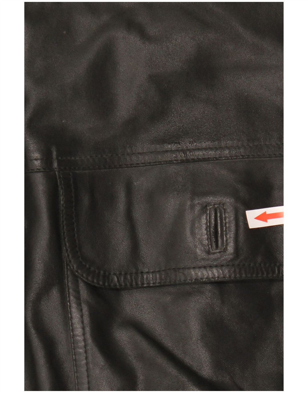 veste en cuir homme vintage IT 48 Medium Noir