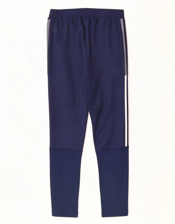 Adidas Pantalon de survêtement pour femme UK 10 Small Bleu marine Polyester