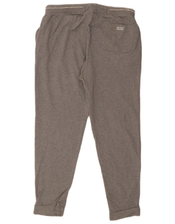 Hugo Boss Pantalon de survêtement Joggers XL Gris Coton Homme