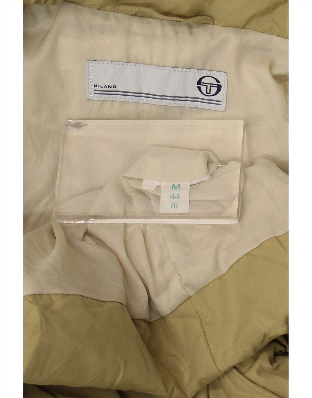 Sergio Tacchini Manteau Rembourré Femme IT 44 Kaki Moyen
