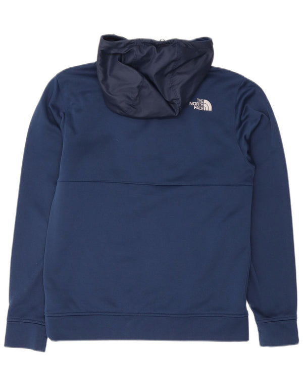 The North Face Pull à capuche zippé pour homme, petit, bleu marine, polyester