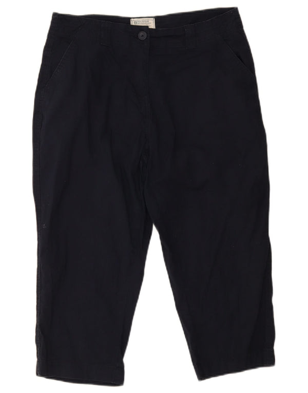 Mountain Warehouse Pantalon Capri Femme UK 10 Small W30 L18 Bleu Marine