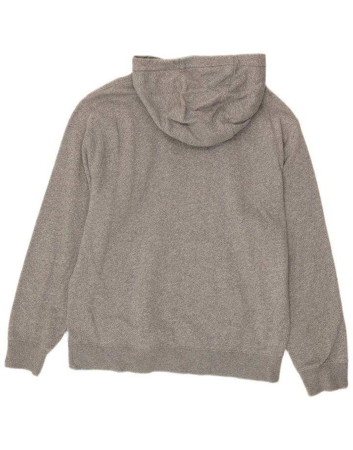 Nike Pull à capuche en coton moucheté gris moyen pour homme