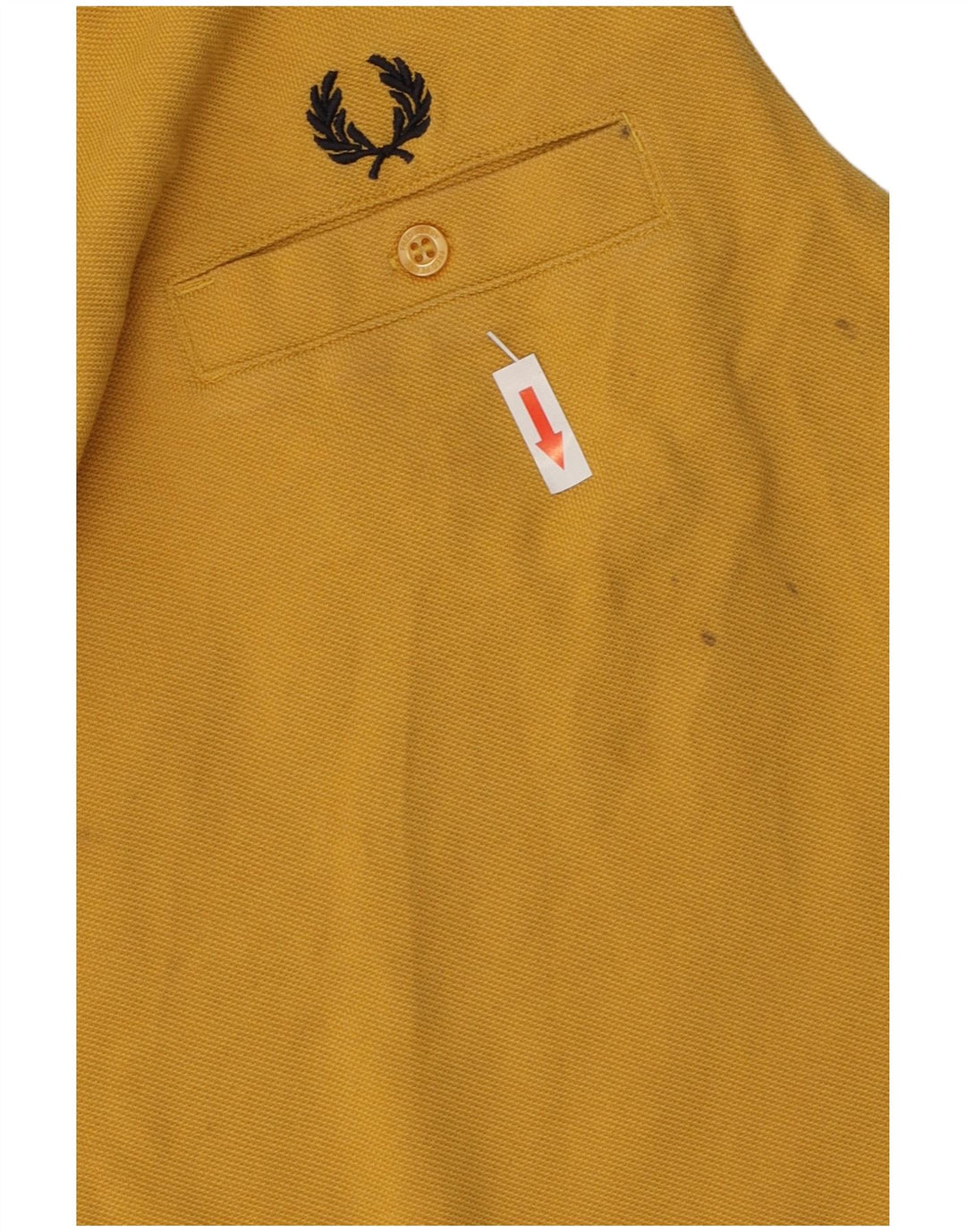 Fred Perry T-Shirt Homme Jaune Moyen Coton