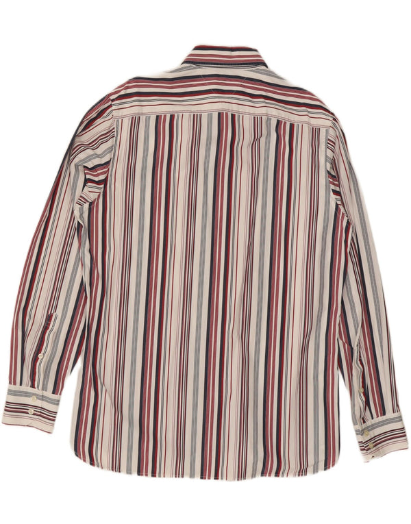 Tommy Hilfiger Mens Shirt Large Multicoloured Striped Cotton