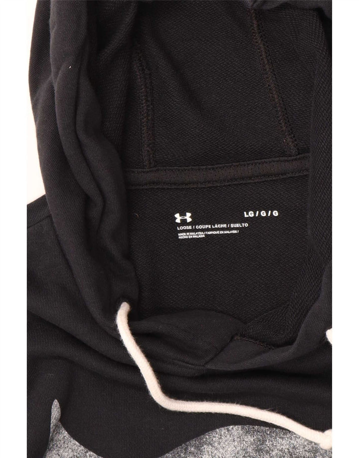 Under Armour Sweat à capuche graphique pour homme Noir Taille L
