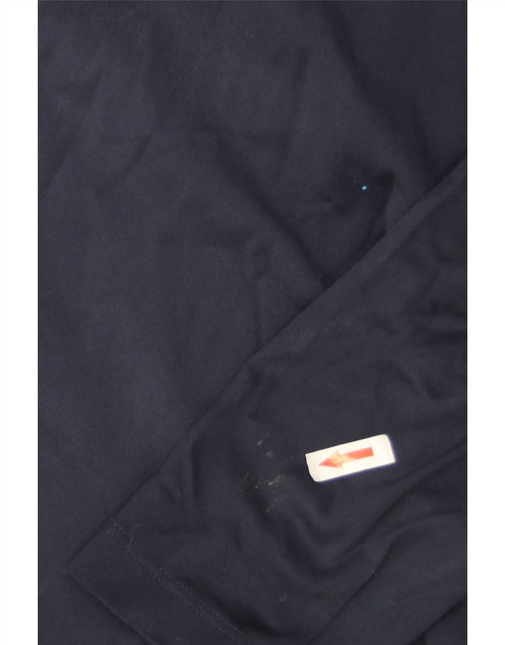Haut de survêtement Nike Dri Fit pour homme, bleu marine moyen, color block