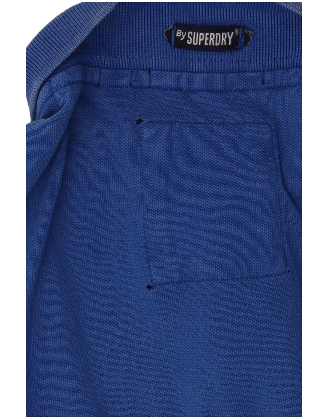 Superdry Polo Graphique Homme 2XL Bleu Coton