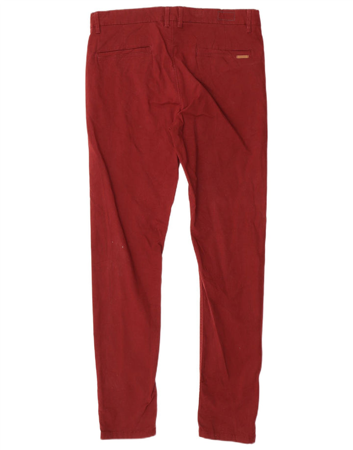 Zara Pantalon Chino Slim Homme EU 42 Medium W32 L30 Marron
