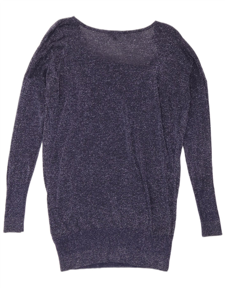 Phase Eight Pull col bateau pour femme UK 12 Bleu marine moyen Viscose