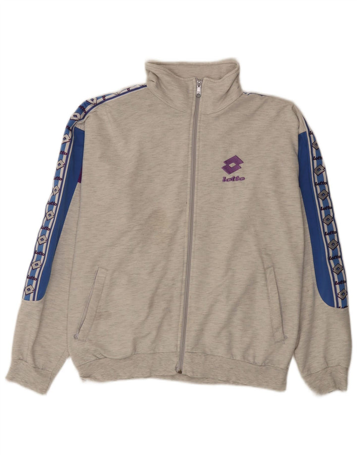 Lotto Veste de Survêtement Graphique pour Homme Grand Gris Colorblock