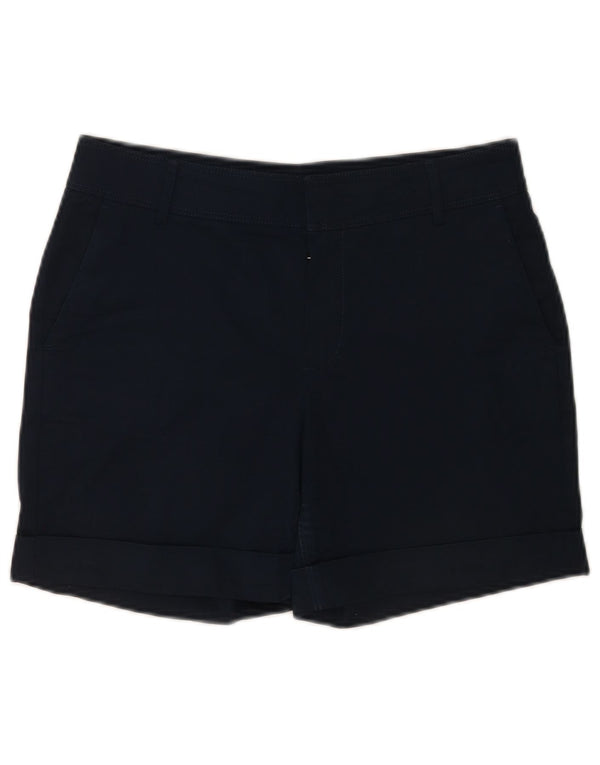 Massimo Dutti Short Chino Femme EU 38 Small W28 Bleu Marine Coton