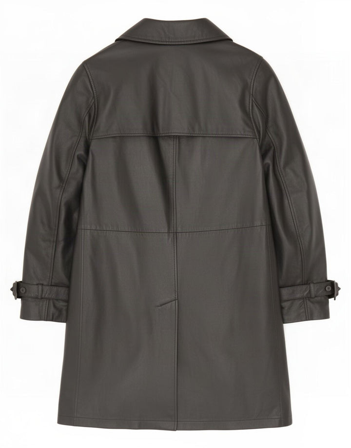 Conbipel Manteau en Cuir Free Heron Femme IT 46 Large Noir