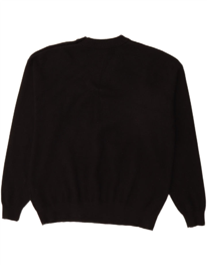 Marks & Spencer Pull à col rond pour femme UK 14 Viscose noir moyen