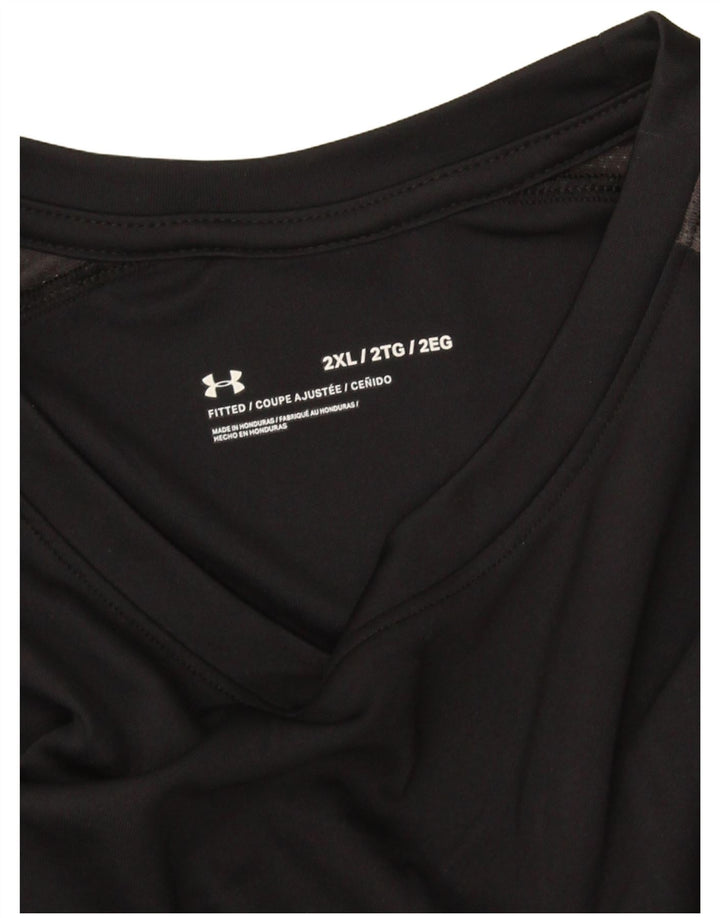 Under Armour T-shirt ajusté pour homme 2XL Noir