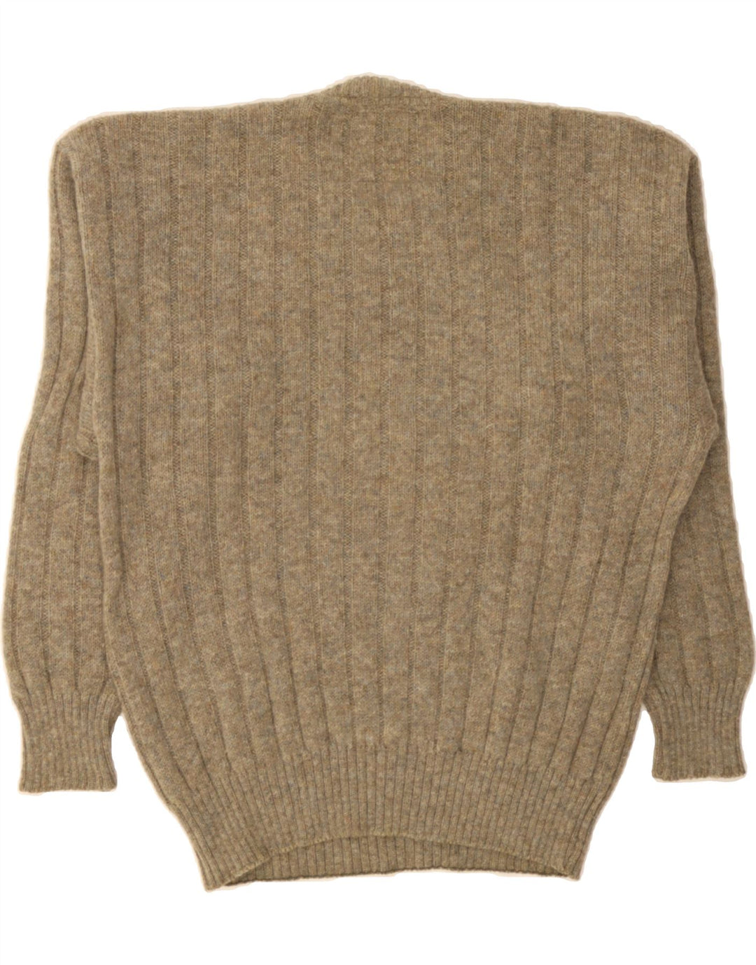 LAMBERS Mens Graphic Crew Neck Jumper Sweater IT 52 Large Grey Wool Vintage Lambers and Second-Hand Lambers from Messina Hembry 
