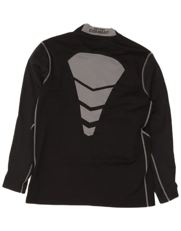 Nike Haut Dri Fit à manches longues pour homme XL Noir Colorblock Polyester