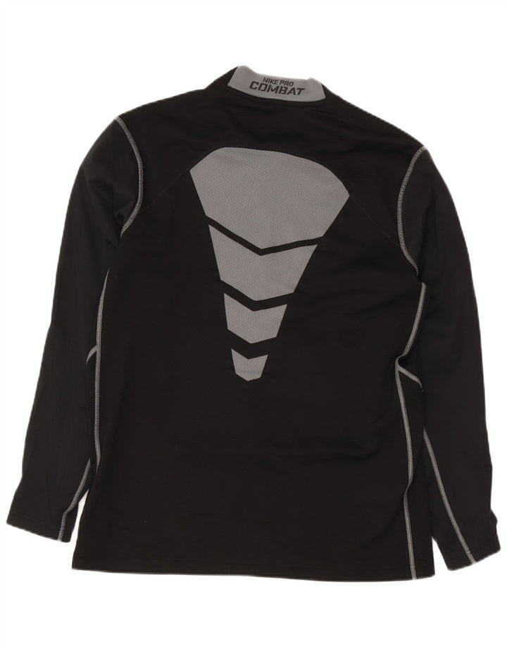 Nike Haut Dri Fit à manches longues pour homme XL Noir Colorblock Polyester