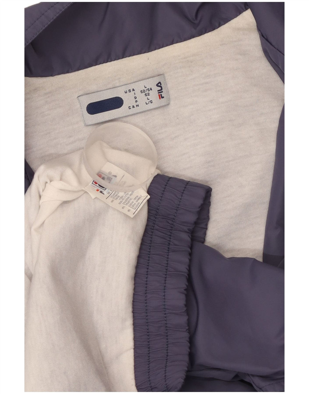 FILA Veste de Survêtement Homme Large Bleu Marine Polyamide