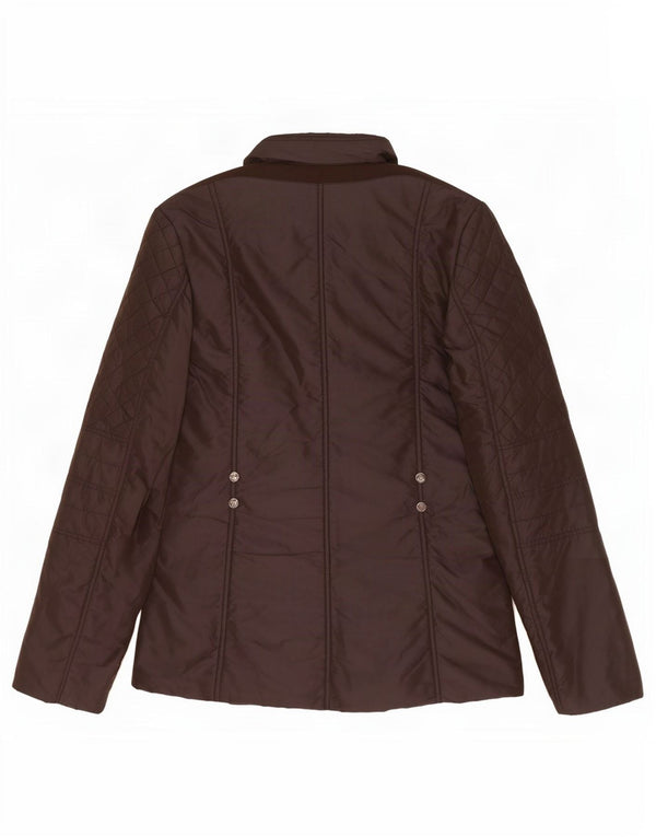 Geox Veste matelassée surdimensionnée Respira pour femme UK 10 Small Marron Polyamide