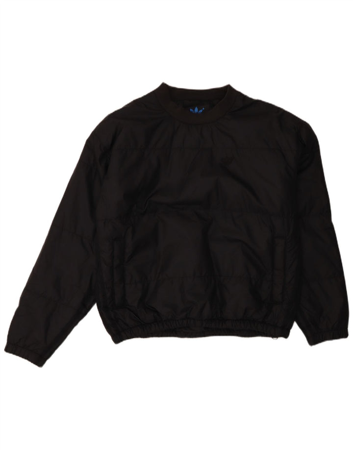 Adidas Veste surdimensionnée rembourrée pour homme UK 34 XS Noir Polyester