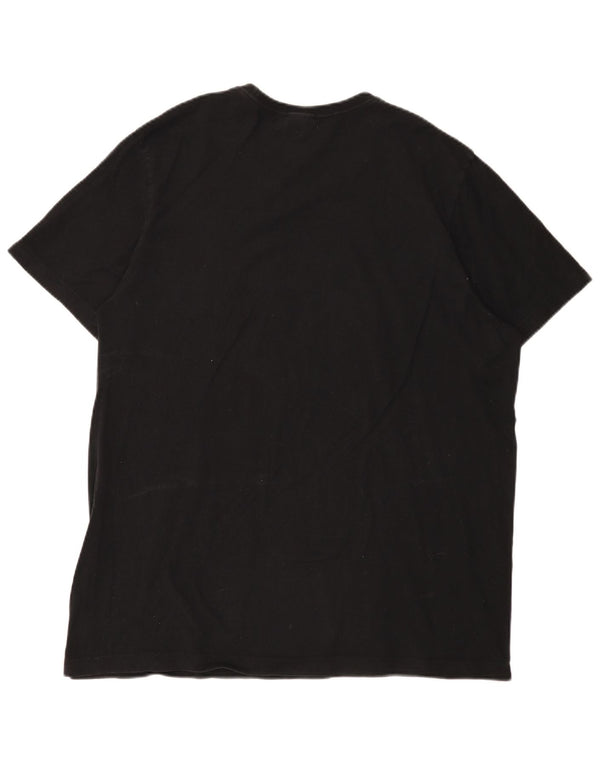 Adidas Mens Graphic T-Shirt Top XL Noir Coton