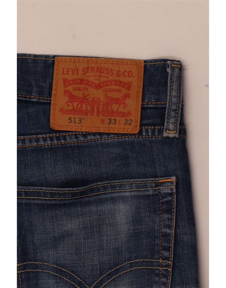 Levi's Jean Slim Droit 513 Homme W33 L29 Bleu