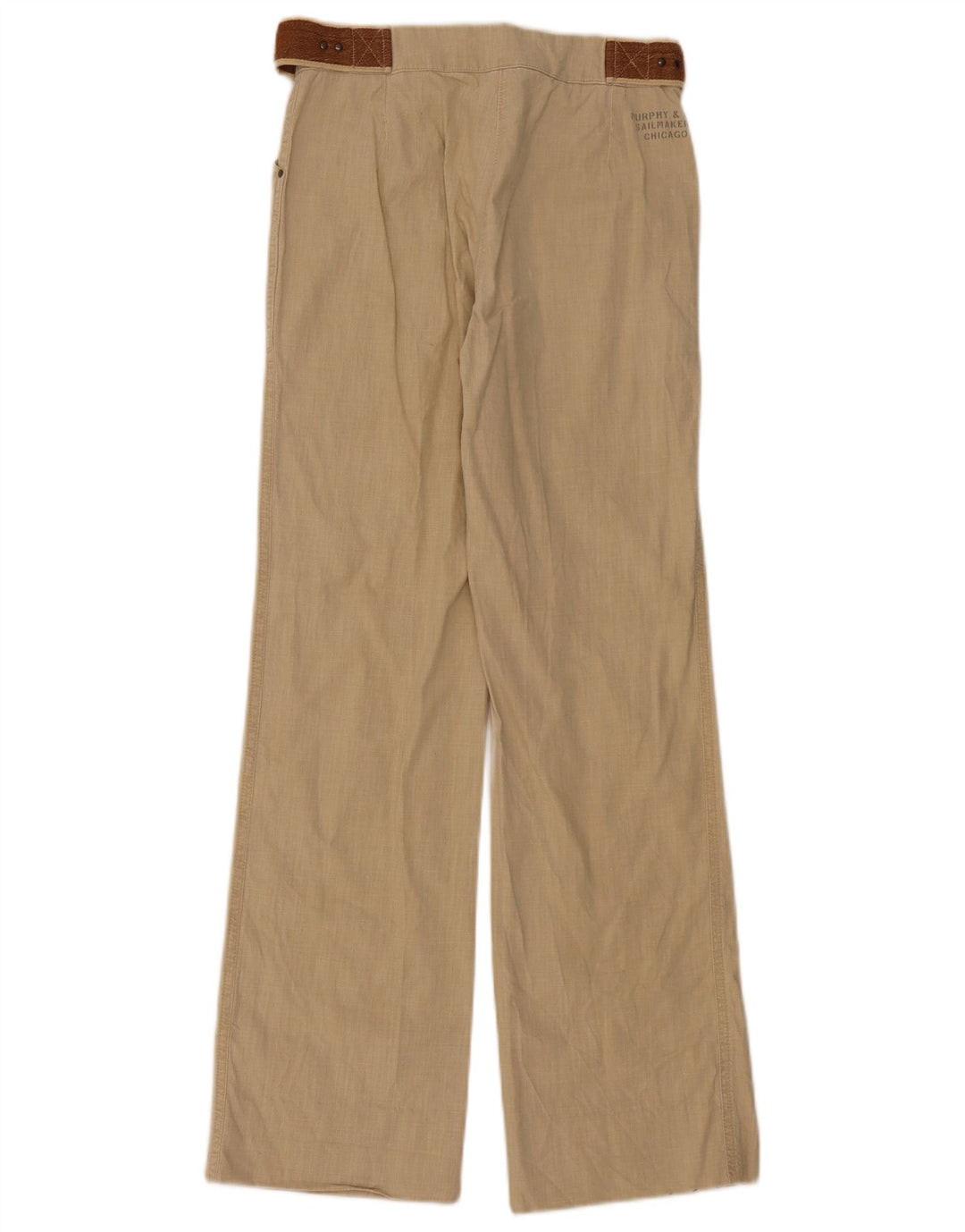 Murphy & Nye Pantalon décontracté bootcut pour femme W26 L31 Coton beige