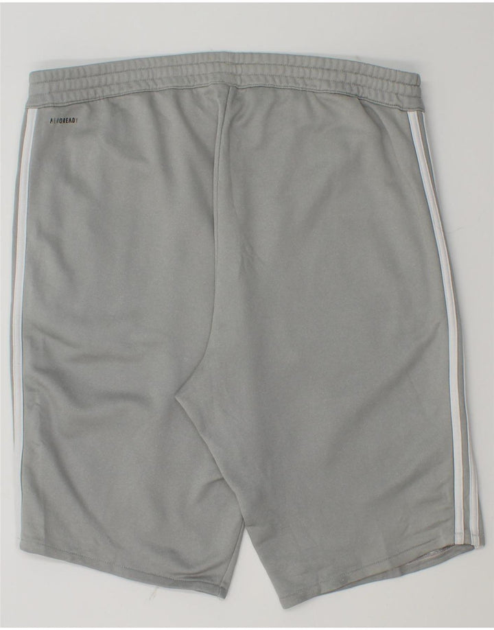 Adidas Short de sport Aeroready pour homme XL Gris Polyester