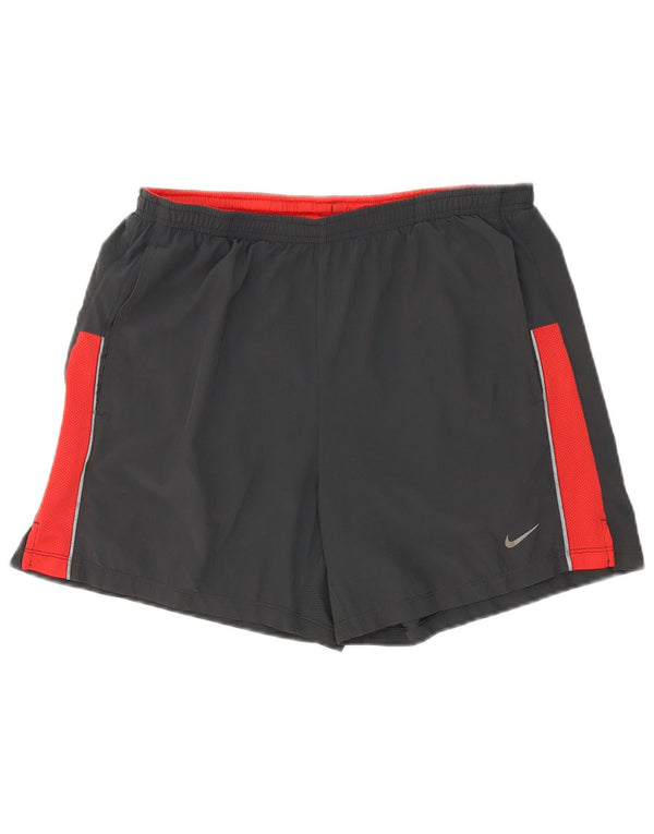 Nike Mens Dri Fit Sport Shorts Medium Grey Colourblock Polyester