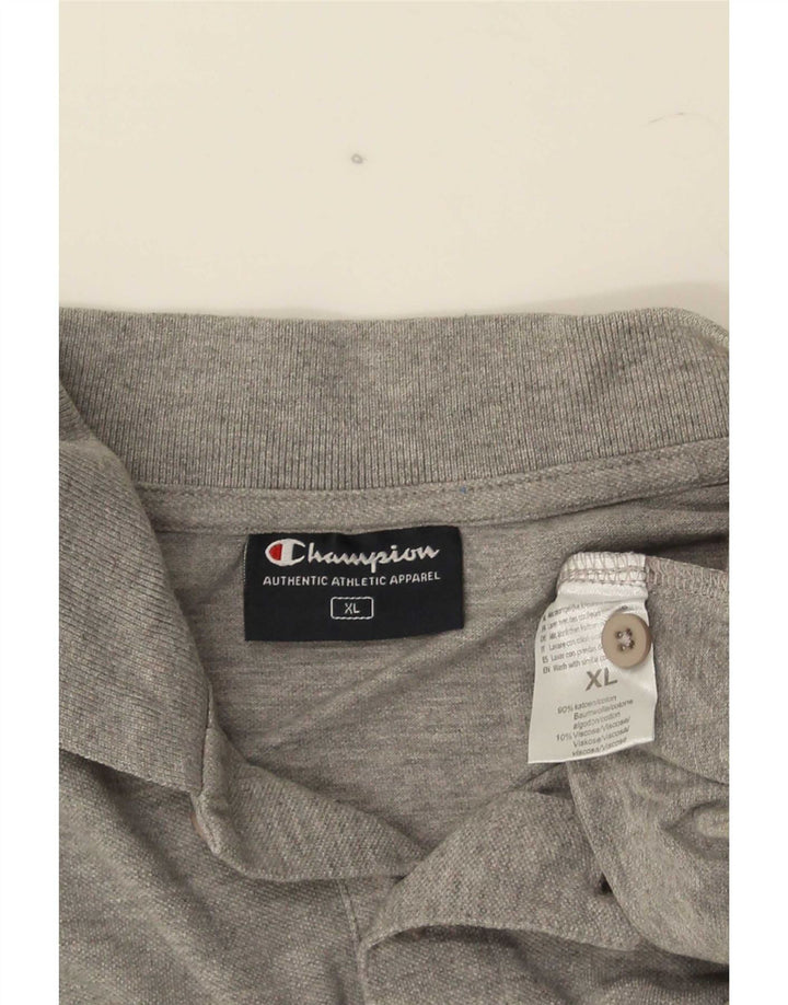 Champion Polo Homme XL Gris Coton