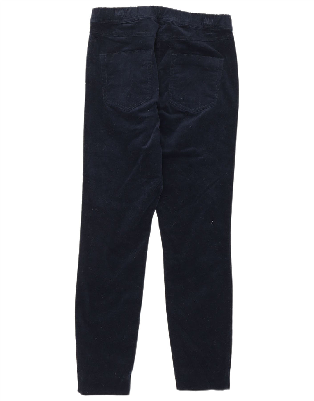 WHITE STUFF Pantalon décontracté en velours pour femme UK 12 Medium W30 L28 Bleu marine