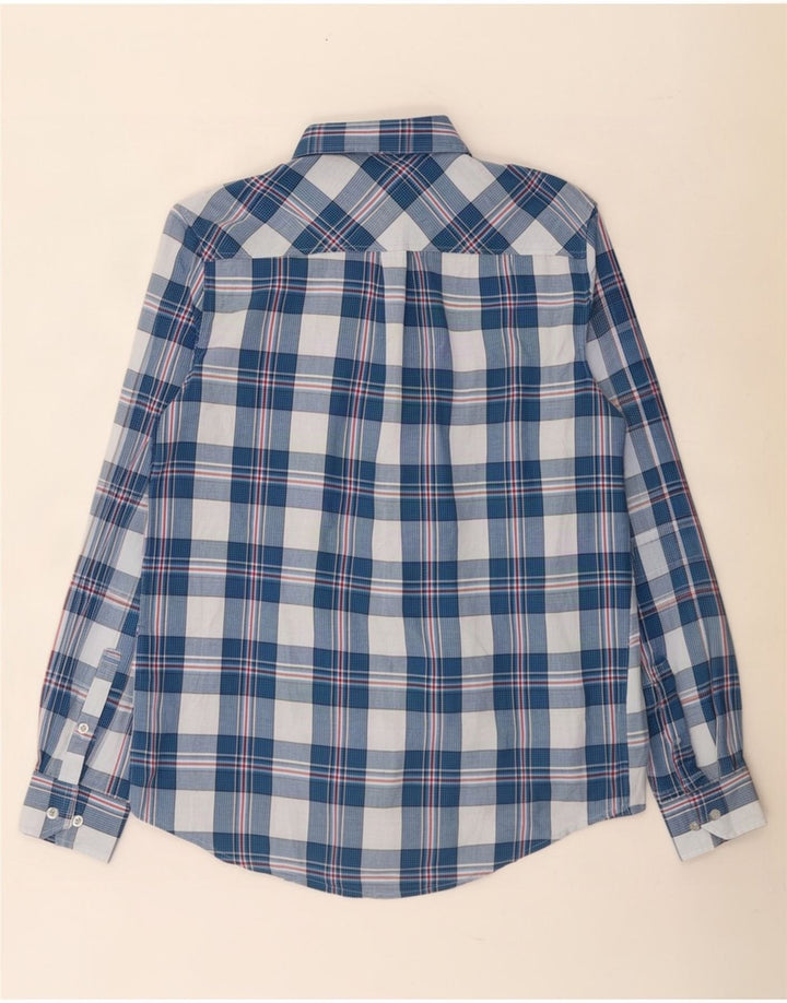 Ben Sherman Chemise Homme Bleu Moyen Carreaux Coton
