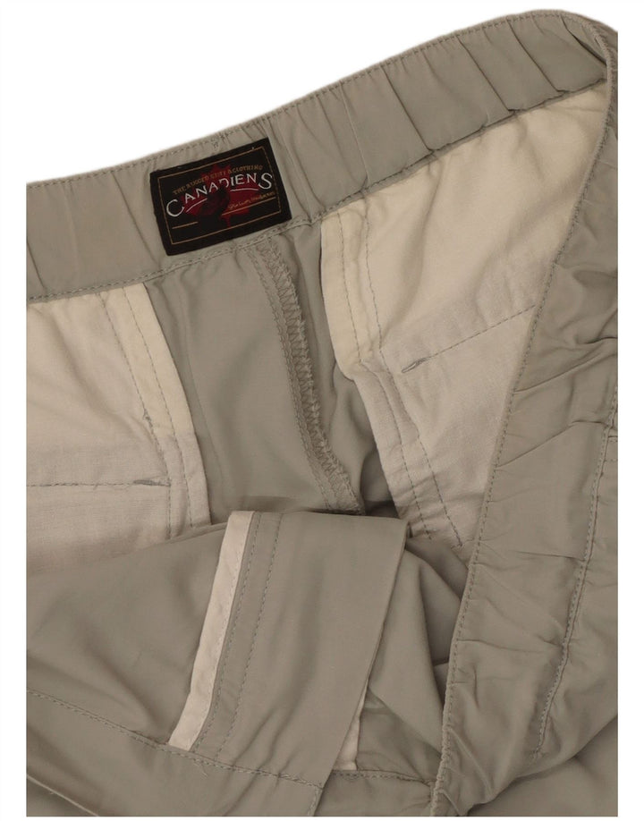 Canadiens Pantalon cargo droit pour homme W38 L33 Gris