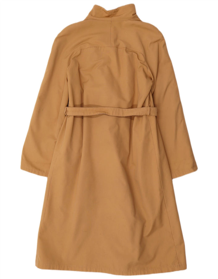 vintage Femme Manteau Réversible IT 42 Beige Moyen
