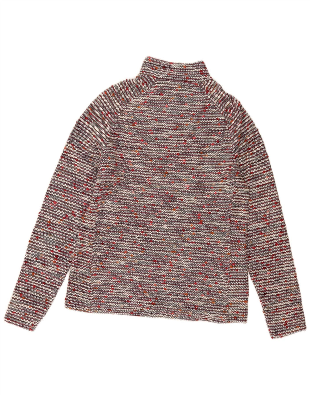 Weird Fish Pull à col zippé pour femme UK 12 Medium Multicolore