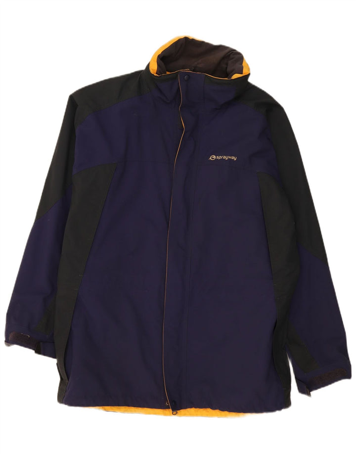 Sprayway Veste de pluie pour homme UK 40 Large Violet Colourblock Polyamide