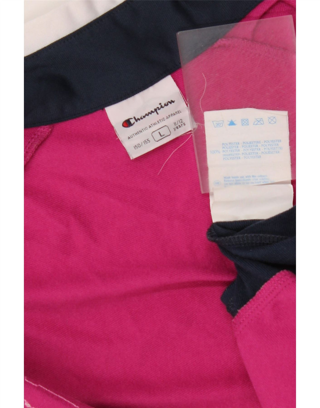 CHAMPION Veste de Survêtement Fille 11-12 Ans Grand Rose Colorblock