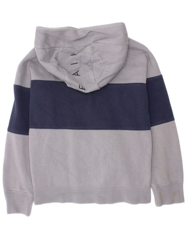 Nike Pull à capuche zippé pour garçon 8-9 ans Petit Gris Colorblock Coton Sports