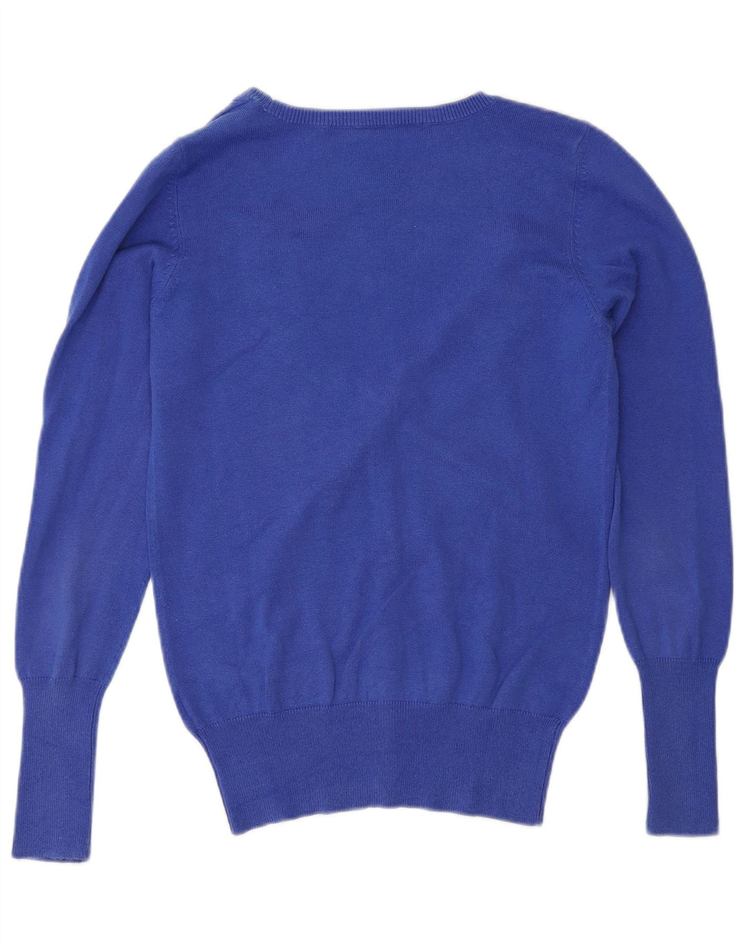 Zara Cardigan Femme Pull UK 12 Bleu Moyen