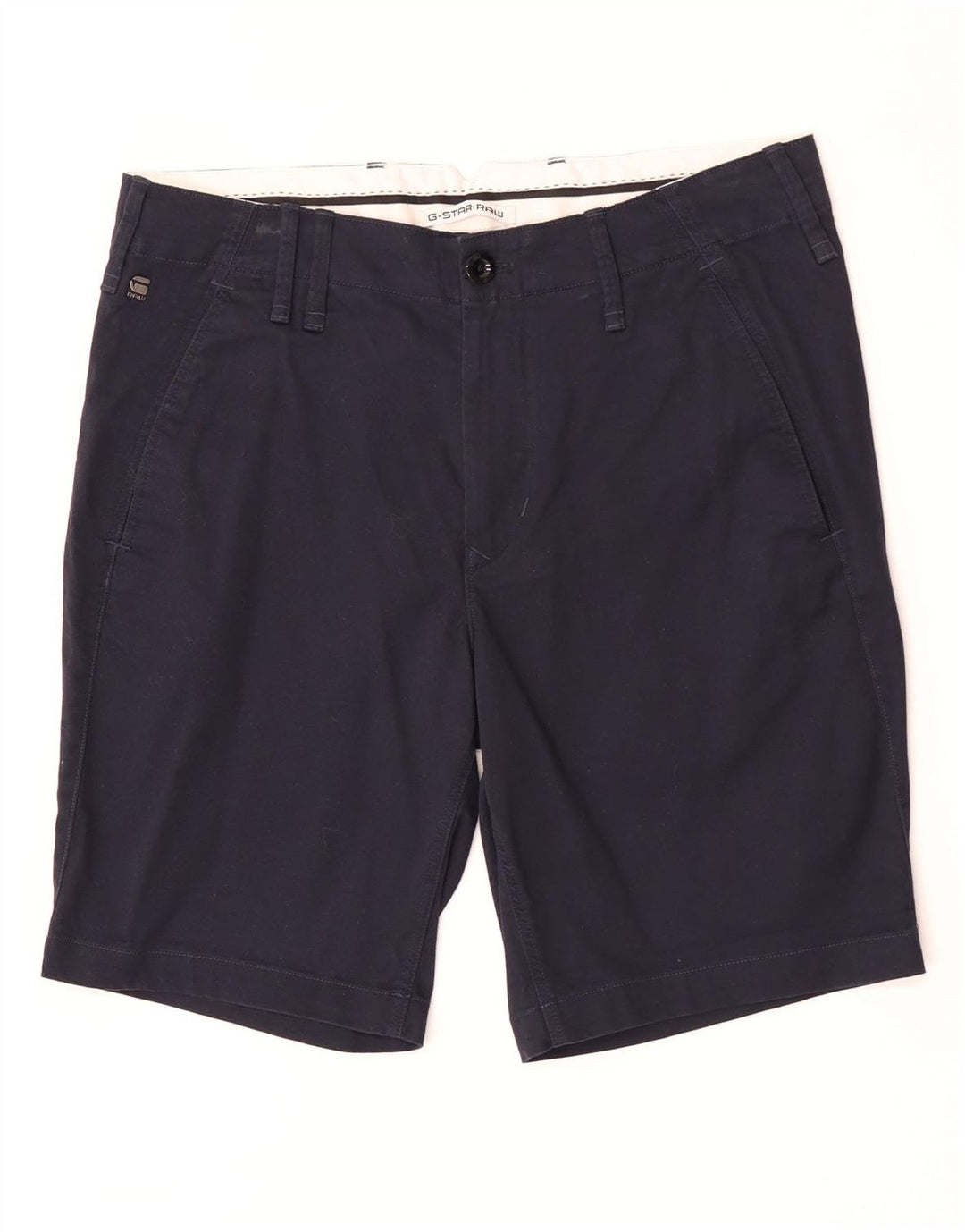 G-Star Short Cargo W33 Homme Bleu Marine Moyen Coton