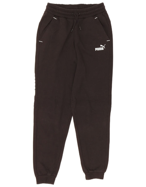 Puma Pantalon de Survêtement Graphique Garçon 13-14 ans Noir Coton