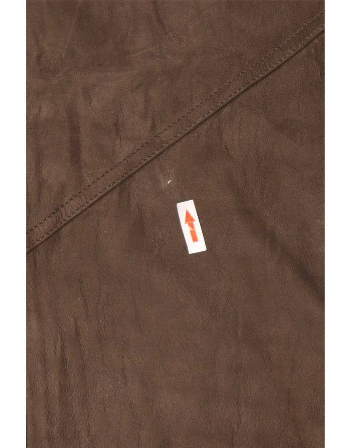 WESTBURY Blouson Bomber En Daim Homme IT 58 4XL Cuir Kaki