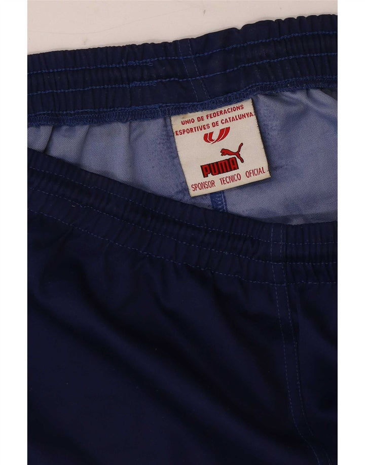 Puma Short de Sport XL Homme Bleu Colorblock
