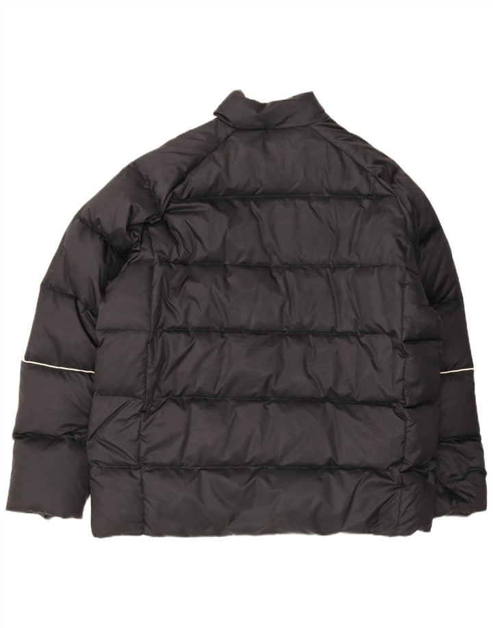 Adidas Veste rembourrée pour homme UK 42 XL Noir Colorblock Polyester