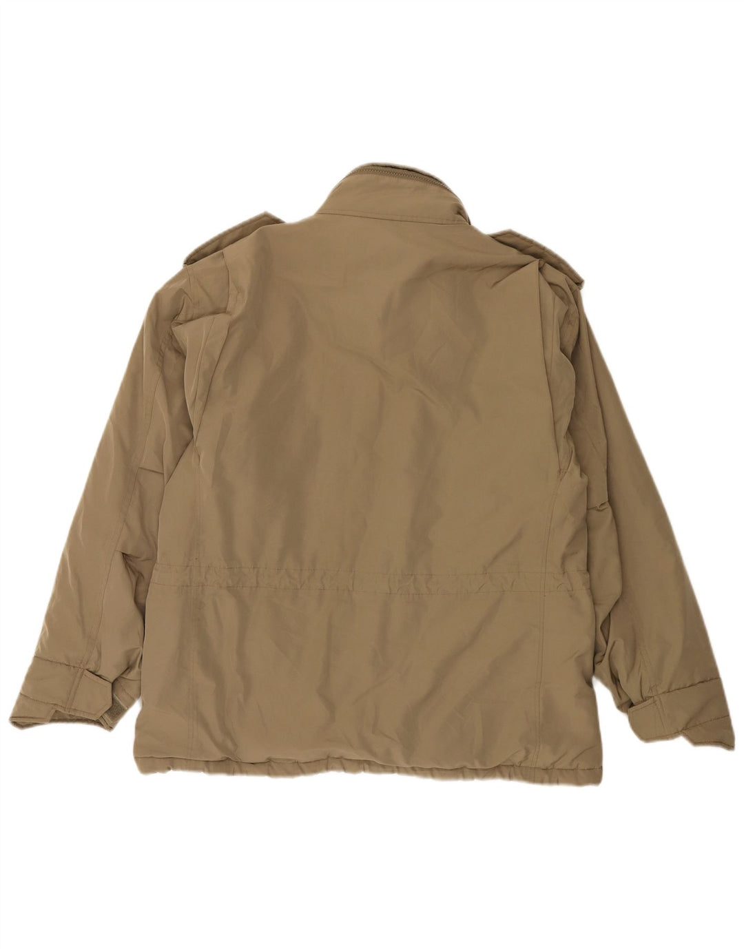 Alberto Aspesi Veste matelassée militaire pour homme UK 36 Small Marron Polyester