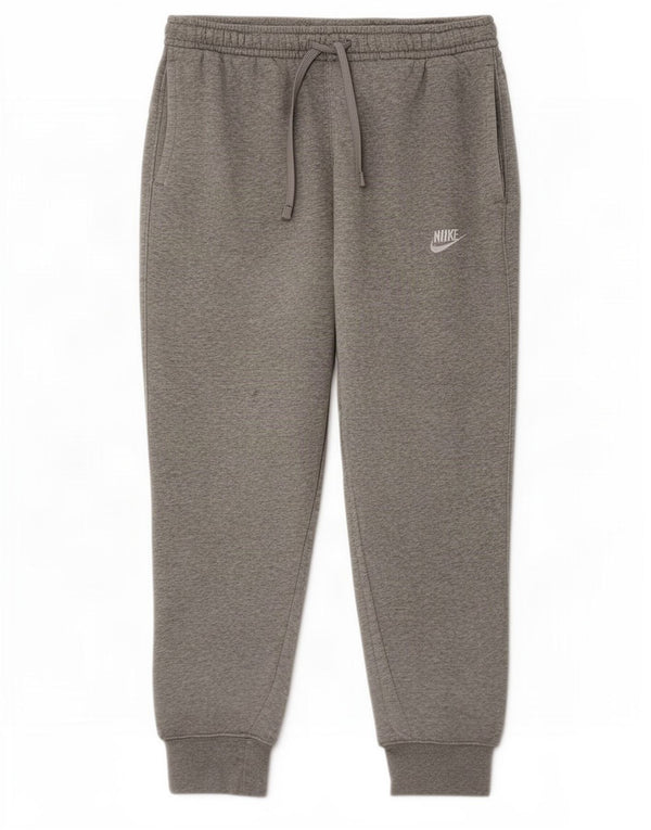 Nike Mens Tracksuit Trousers Joggers Medium Grey Flecked Cotton