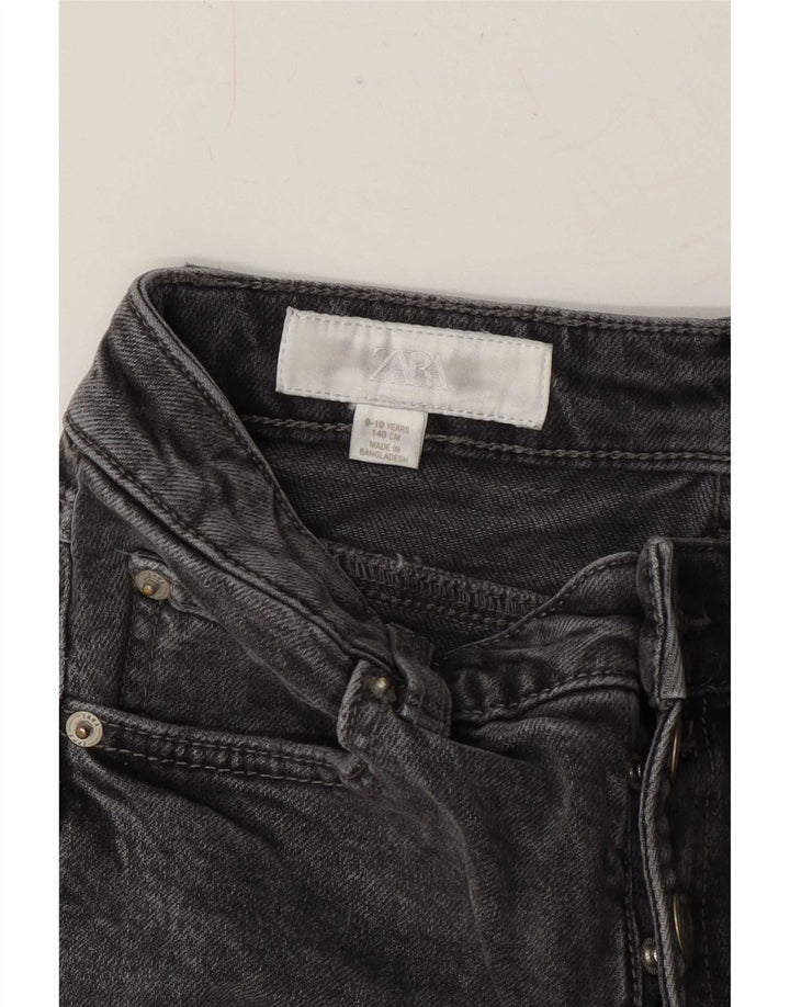 Jean évasé fille Zara 9-10 ans W24 L25 Gris