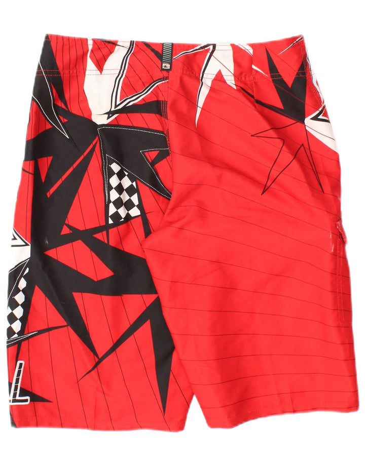 O'NEILL Short de Bain Graphique Homme Petit Rouge Géométrique