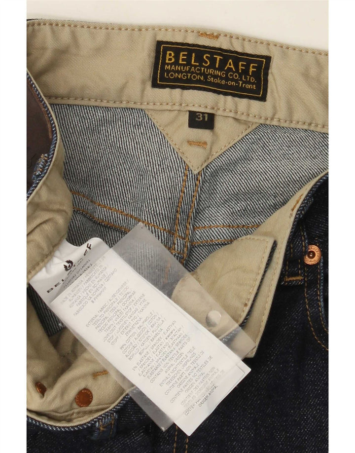 Belstaff Jean Slim Homme W31 L32 Bleu Marine Coton